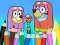 Lojë Coloring Book: Bluey Flossing Grannies në internet
