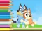 Lojë Coloring Book: Bluey And Bingo Holiday në internet