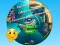 Lojë Round Jigsaw Puzzle Collect Pictures of Funny Ocean Inhabitants në internet
