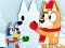 Lojë Jigsaw Puzzle: Bluey Christmas Snowman në internet