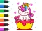 Lojë Coloring Book: Unicorn Cupcake në internet