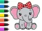 Lojë Coloring Book: Elephant në internet
