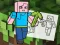 Lojë Minecraft Fun Coloring Book në internet