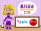 Lojë World of Alice First Letter në internet