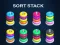 Lojë Sort Stack color Hoop Game në internet