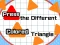Lojë Press The Different Colored Triangle në internet