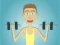 Lojë Muscle Clicker në internet