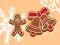 Lojë Gingerbreadman Coloring në internet