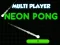 Lojë Neon Pong Multi Player në internet