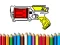 Lojë Back To School: Nerf Coloring Book në internet