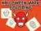 Lojë Halloween Mask Coloring Book në internet
