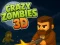 Lojë Crazy Zombies 3D në internet