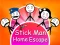 Lojë Stickman Home Escape në internet