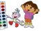 Lojë Dora The Explorer Coloring Book në internet