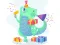 Lojë Dino Party Jigsaw në internet
