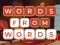 Lojë Words from Words në internet