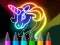 Lojë Learn to Draw Glow Cartoon në internet