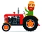 Lojë Cartoon Farm Traktors në internet