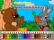 Lojë Coloring book: Bear and rabbit në internet