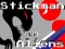Lojë Stickman vs Aliens në internet