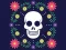 Lojë Colorful Skull Jigsaw në internet