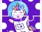 Lojë Cute Rainbow Unicorn Puzzles në internet