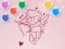 Lojë Bubble Shooter Valentine në internet