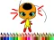 Lojë Back To School: Dotted Girl Coloring në internet