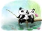 Lojë Pandas Slide në internet