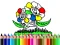 Lojë Back to School: Flowers Coloring në internet