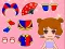 Lojë Lovely Doll Dress Up Game në internet