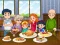 Lojë Family Dinner Jigsaw në internet