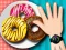 Lojë Donut Challenge në internet