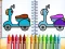 Lojë Cute Bike Coloring Book në internet