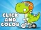 Lojë Click And Color Dinosaurs në internet