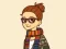Lojë Hipster Girl në internet