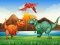 Lojë Colorful Dinosaurs Match 3 në internet