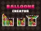 Lojë Balloons Creator në internet
