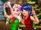 Lojë Ladybug And Elsa Xmas Selfie në internet