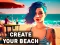 Lojë Create your beach në internet