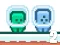Lojë Green and Blue Cuteman 2 në internet