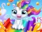 Lojë Glitter Unicorn Dress Up Girls në internet
