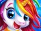 Lojë Unicorn Make up Girl në internet