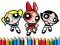Lojë PowerPuff Girls Coloring Book në internet
