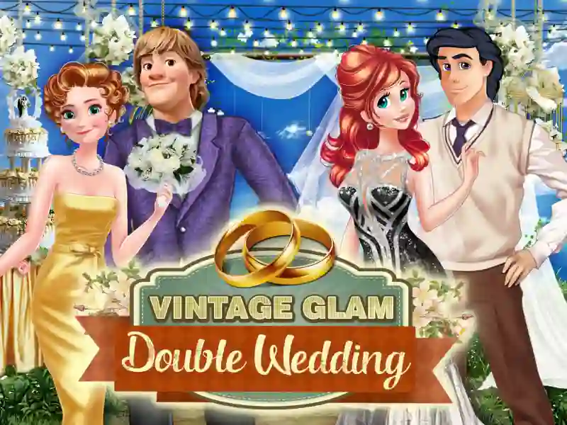 Lojë Vintage Glam: Double Wedding në internet