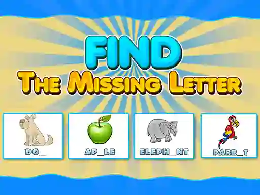 Lojë Find The Missing Letter në internet