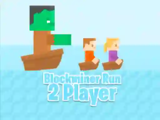 Lojë Blockminer Run  2 player në internet