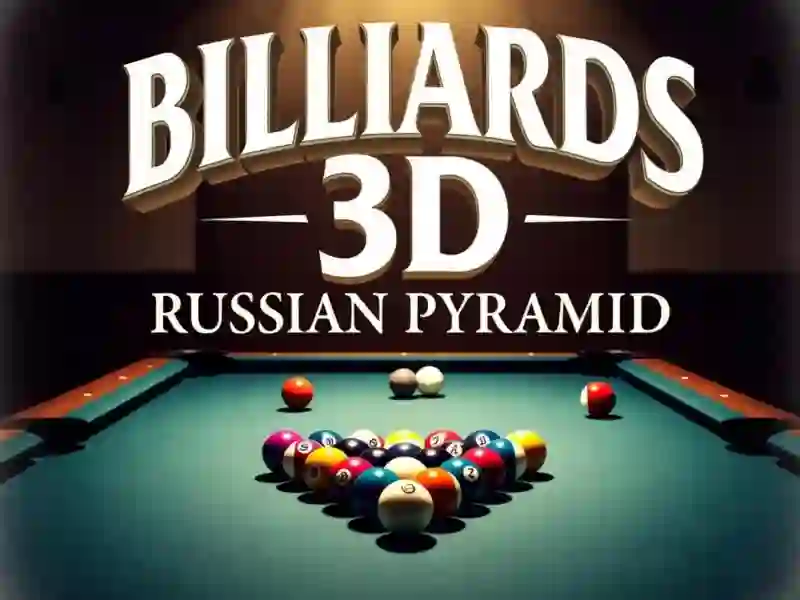 Lojë Billiards 3D Russian Pyramid në internet