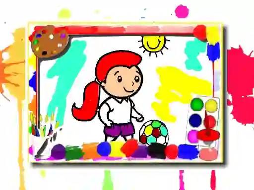 Lojë Football Coloring Book në internet