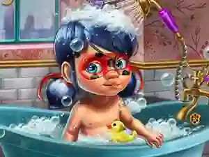 Lojë Ladybug Baby Shower Care në internet